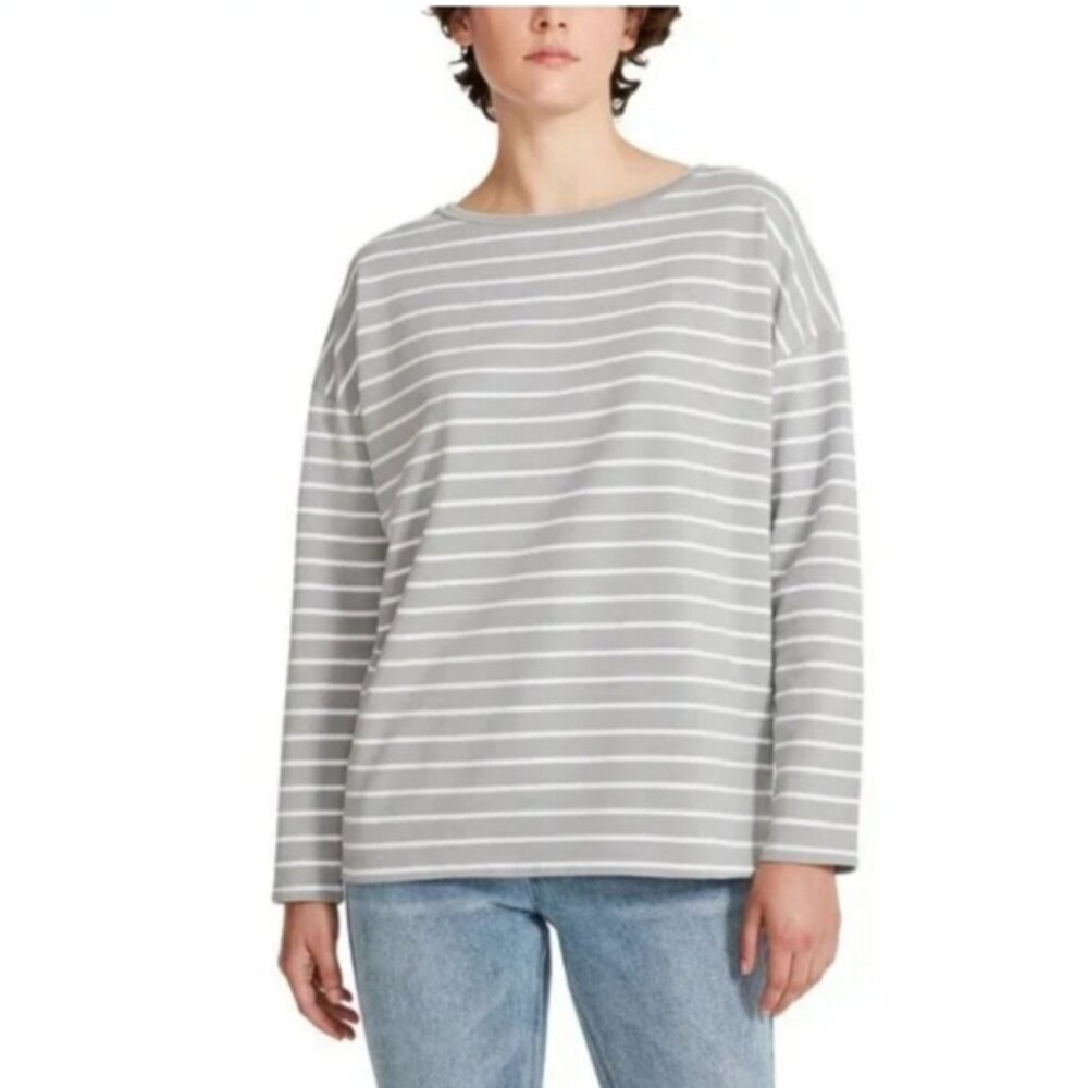 Revolve BB Dakota Boxy Striped Knit Lightweight Sweater S
